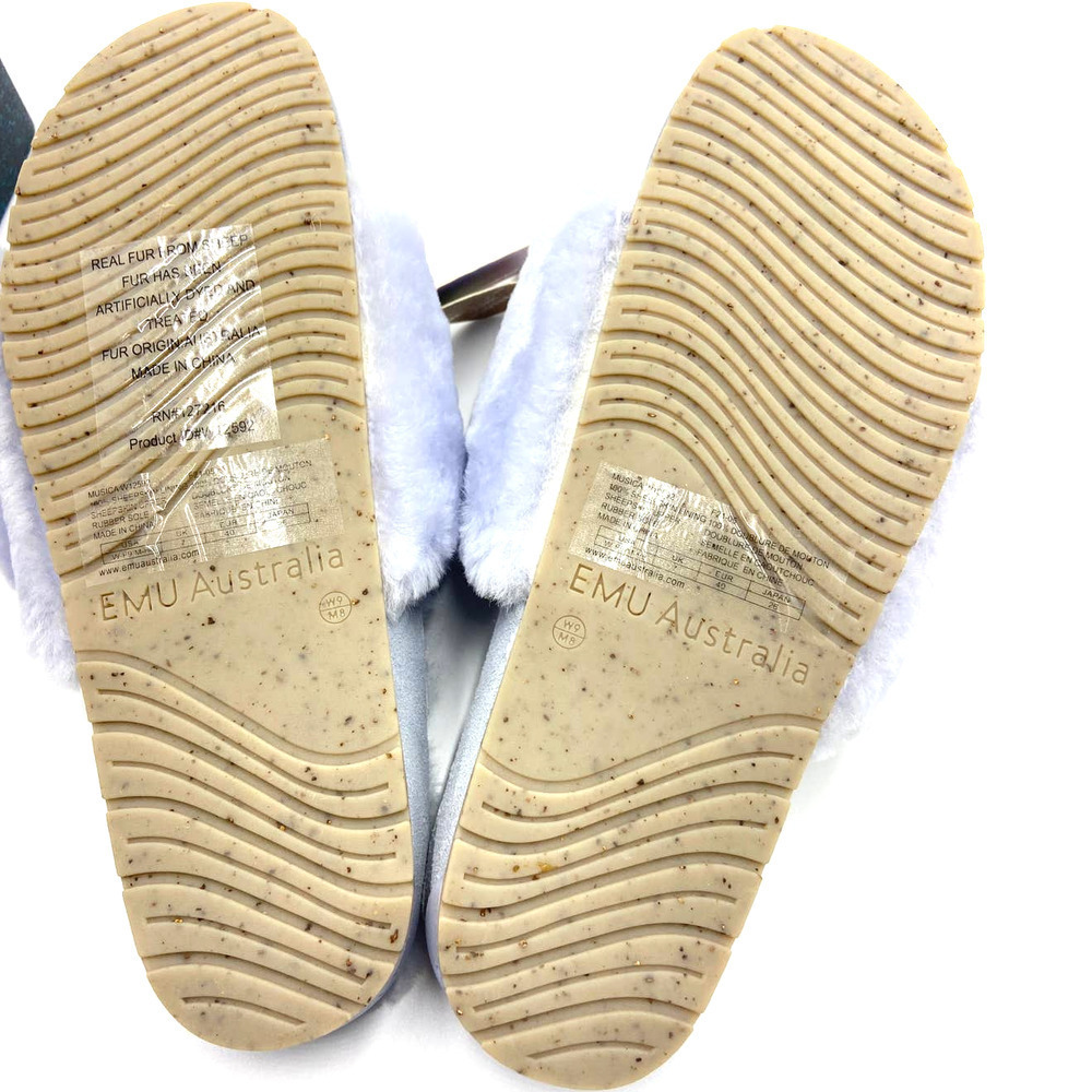 EMU X Free People Musica Sheepskin Slippers Sky Blue - Picture 3 of 11